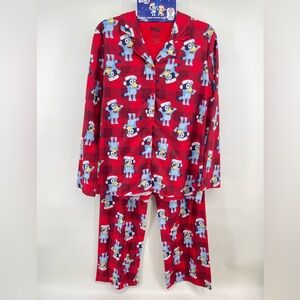 New Bluey Womens Matching Pajama Set Christmas Theme Soft Medium Character